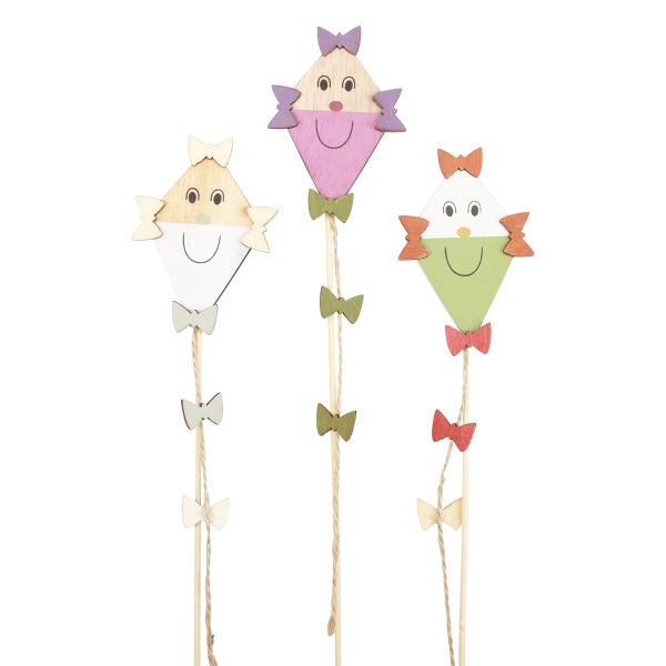 Dekorative Figuren aus Holz im Drachen-Design