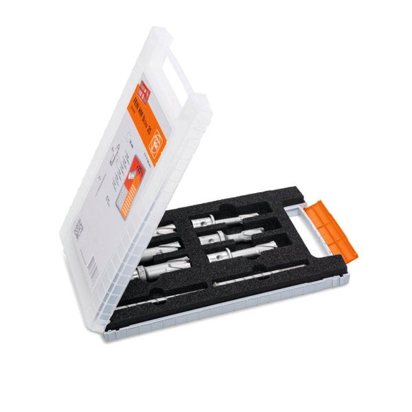 Fein HM Ultra 35 Bohrerkassette mit mehreren Bohrern