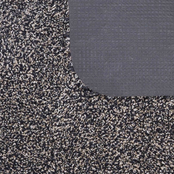 Teppich mit mehrfarbiger Oberfläche und rutschfester Rückseite