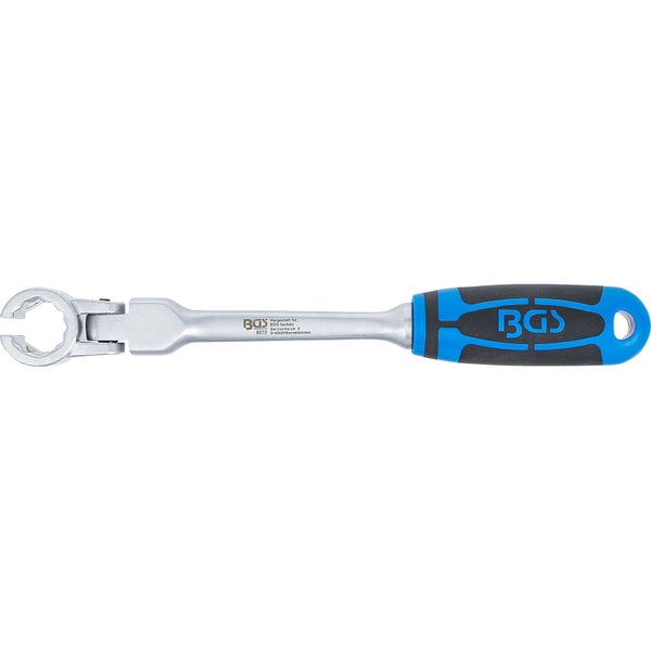 BGS Spezial-Ringschlüssel für Lambdasonden kippbar, mit Griff SW 22 mm - 8272