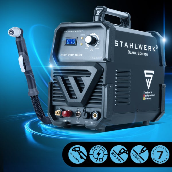 STAHLWERK CUT 70P IGBT Plasmaschneider mit Schneidbrenner