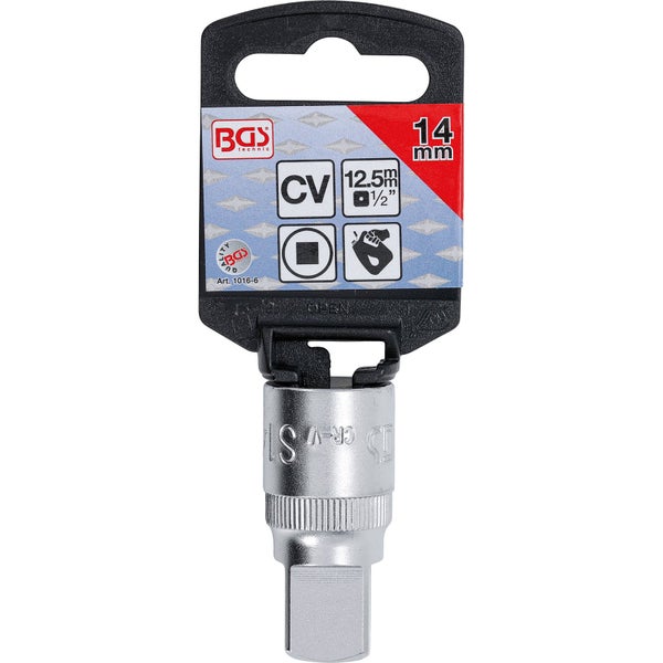 BGS technic Steckschlüssel-Einsatz 14 Millimeter