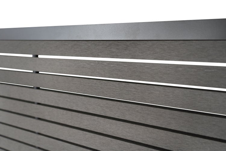 GartenLand Musterstück WPC Zaun Air Gap Schiefergrau 20 cm