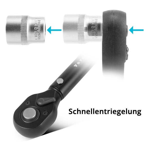 STAHLWERK Drehmomentschlüssel TWS-210 ST 72 Zähne 30-210 Nm 1/2“ Ratsche