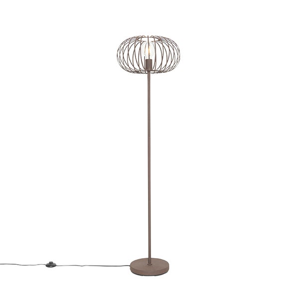 Design-Stehleuchte Rostbraun Draht - Johanna