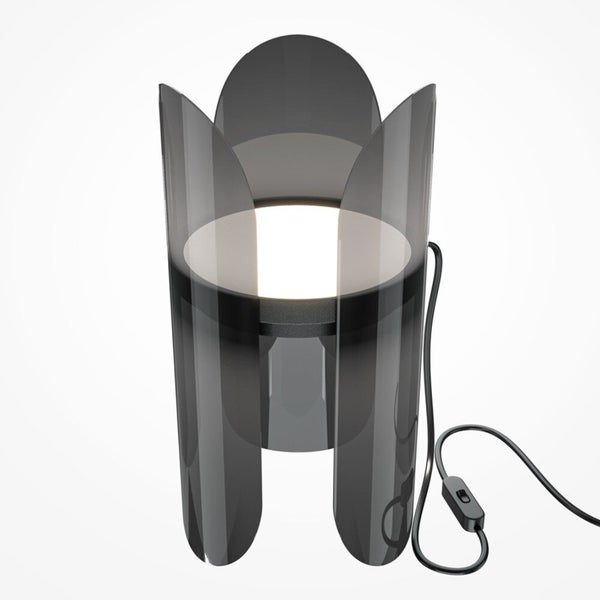 LED Tischleuchte Insight in Schwarz-transparent 6W 550lm