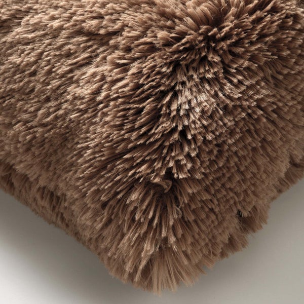 Fluffy Dekokissen - Fluffy 45x45 cm, Braun