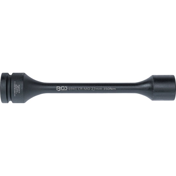BGS Torsions-Kraft-Steckschlüssel-Einsatz Sechskant Antrieb Innenvierkant 25 mm (1) SW 27 mm 350 Nm - 6941