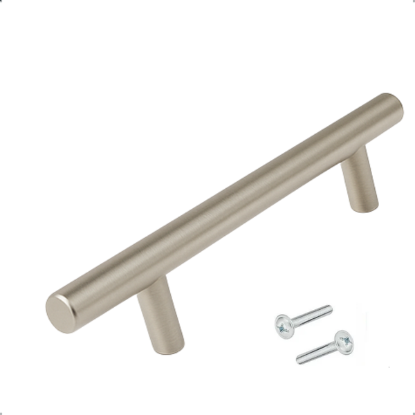Möbelgriff aus Metall mit Schrauben