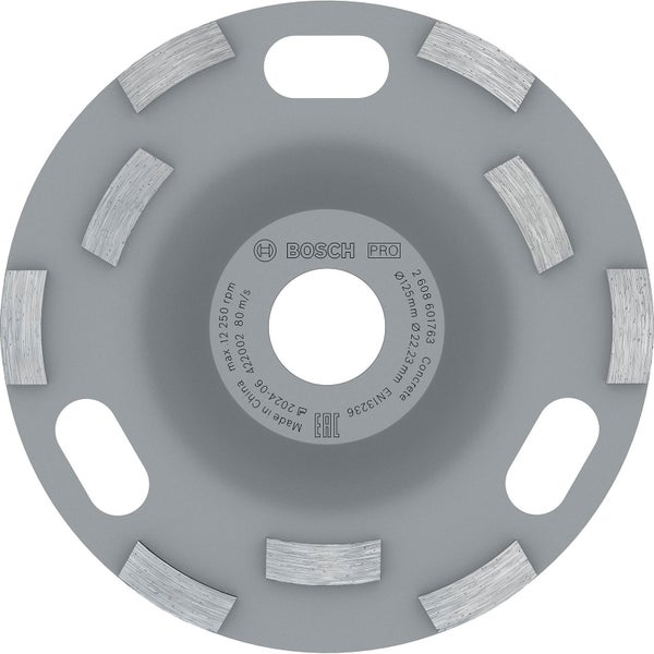 Bosch PRO Concrete Schleifkopf 50 x 125 mm 22,23 mm - 2608601763