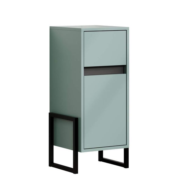 Matix Badschrank blau, grau. 36 X 35 X 80 cm