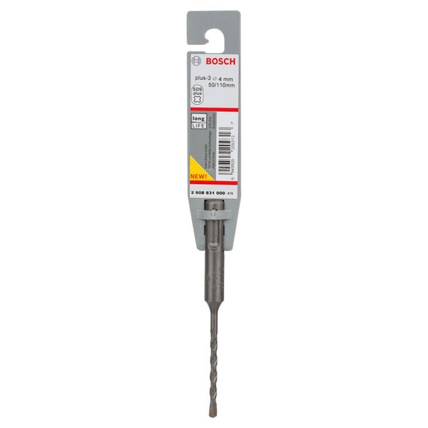 Bosch Hammerbohrer plus-3, 4 mm Durchmesser
