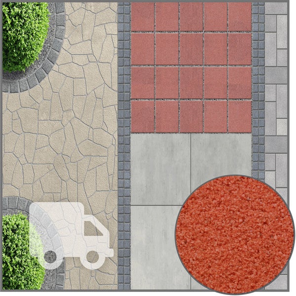 Terralith 2K Pflasterfugenmörtel LKW 26,5 kg -ziegelrot-