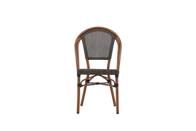 Stuhl aus Rattan und Aluminium für den Aussenbereich