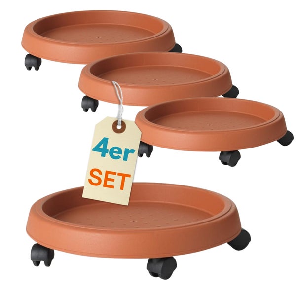 Vier Pflanzroller im Set