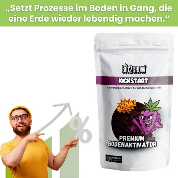 Bio2Grow Premium Bodenaktivator zur Aktivierung von Prozessen im Boden