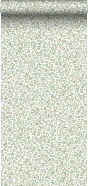 Borastapeter Tapete Blätter Grün - 53 cm x 10.05 m - 660372