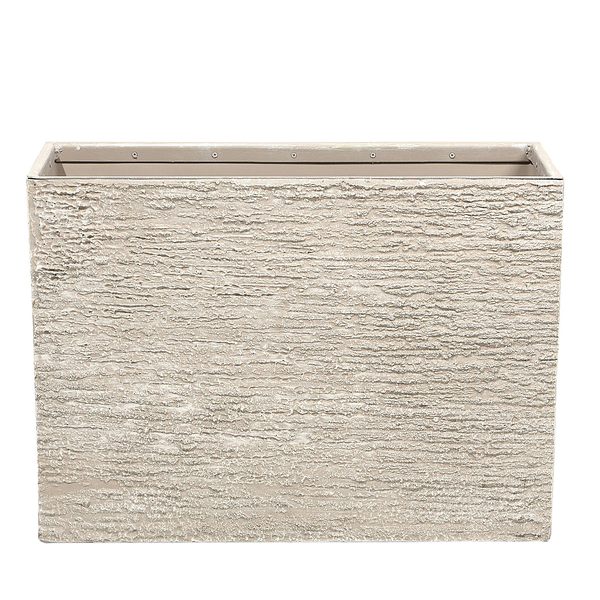Blumenkübel EDESSA Stein 70 cm Hellbeige