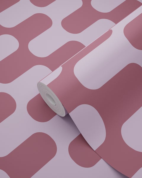 Tapetenrolle mit grafischem Muster