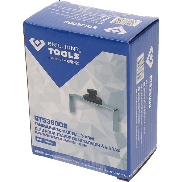 BRILLIANT TOOLS Tankgeberschlüssel 2-Arm - BT536008