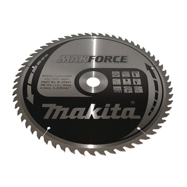 Makita MAKFORCE Sägeblatt 355x30x60Z - B-32421