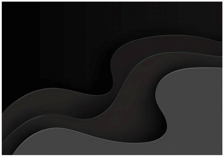 Abstrakte Illustration mit geschwungenen Linien und Schichten