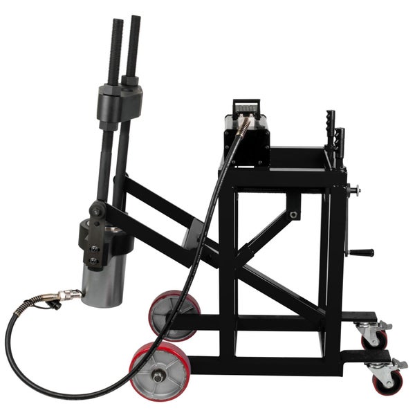 KS TOOLS Achsschenkelbolzen-Presse 75t mit Hülsen-Satz 29tlg. - 460.3620