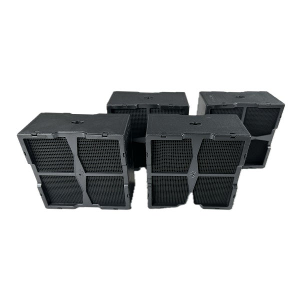 Regenerierbarer Aktivkohlefilter als Ersatz für AEG 4055499638 (4 Stück)