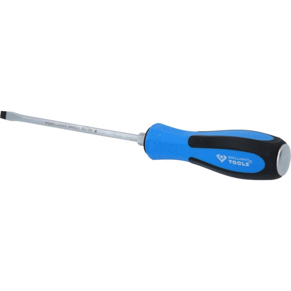 BRILLIANT TOOLS Schraubendreher Schlitz mit Schlagkappe 5,5 x 125 mm - BT031021