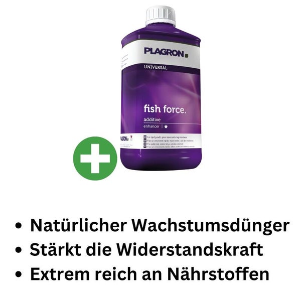 Plagron Fish Force 500 ml – Natürlicher Wachstumsdünger für kräftige, gesunde Pflanzen | Schnelles Wachstum, grüne Blätter & hohe Widerstandskraft