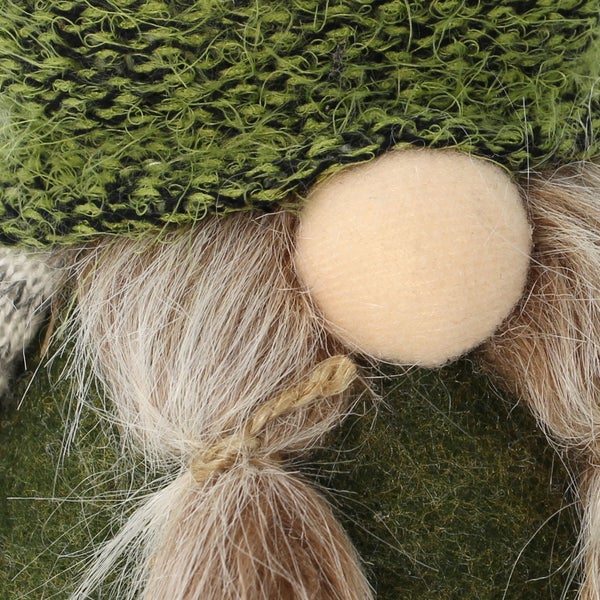FRANK FLECHTWAREN | Wichtel Green Bottom, 2er Set, FILZ, ca. Höhe 20 cm, 27 cm