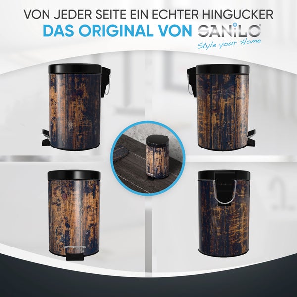 Sanilo Kosmetikeimer 3L mit Absenkautomatik Vintage
