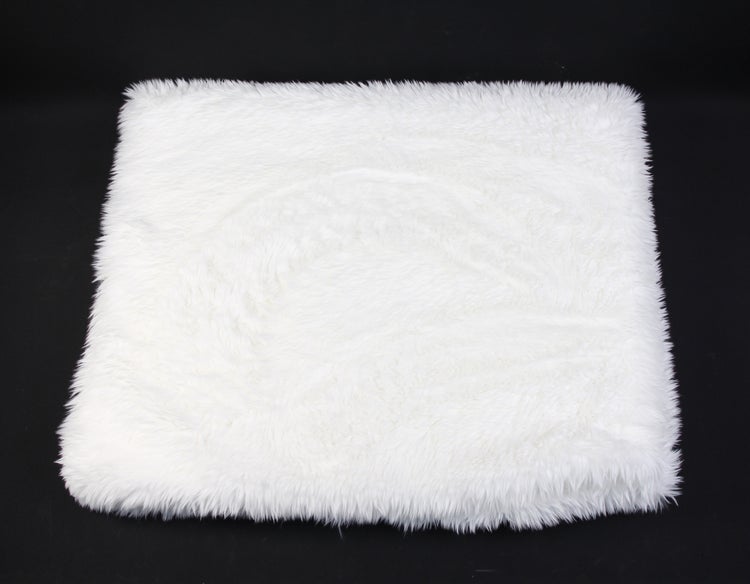 FRANK FLECHTWAREN | Kunstfelldecke Offwhite, 130 x 170 cm, POLYESTER