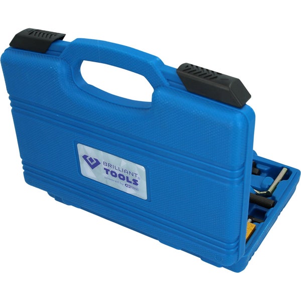 Brilliant Tools Werkzeugsatz in einem blauen Kunststoffkoffer