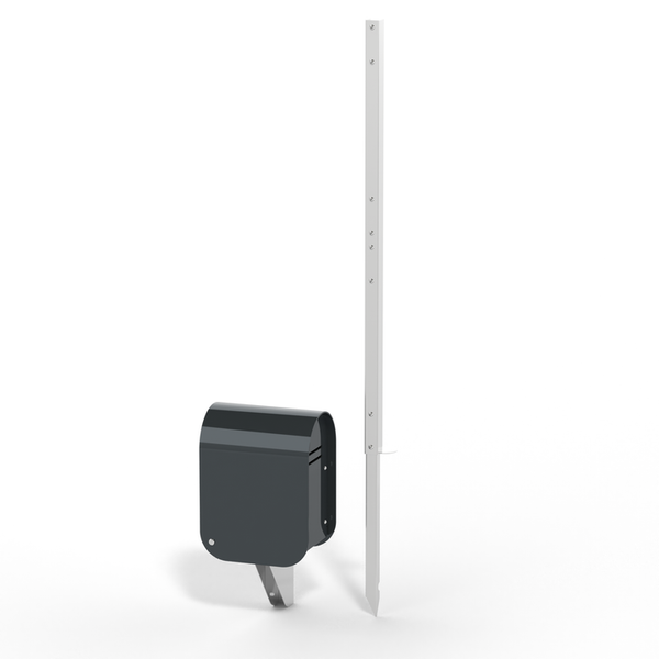 Briefkasten mit Pfosten zur Montage