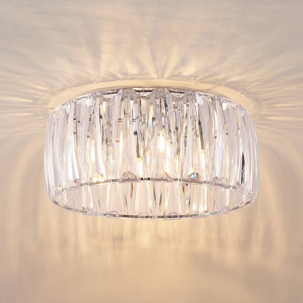 Lindby Deckenlampe Sofia (Modern) in Transparent (4 flammig, E14) - Deckenleuchte Lampe Wohnzimmerleuchte