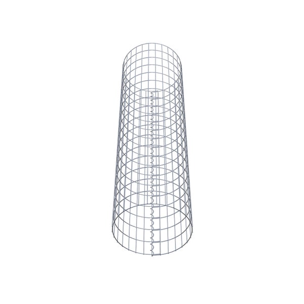 Gabionensäule Durchmesser 47 cm, MW 5 x 10 cm rund - Höhe: 1,70 m