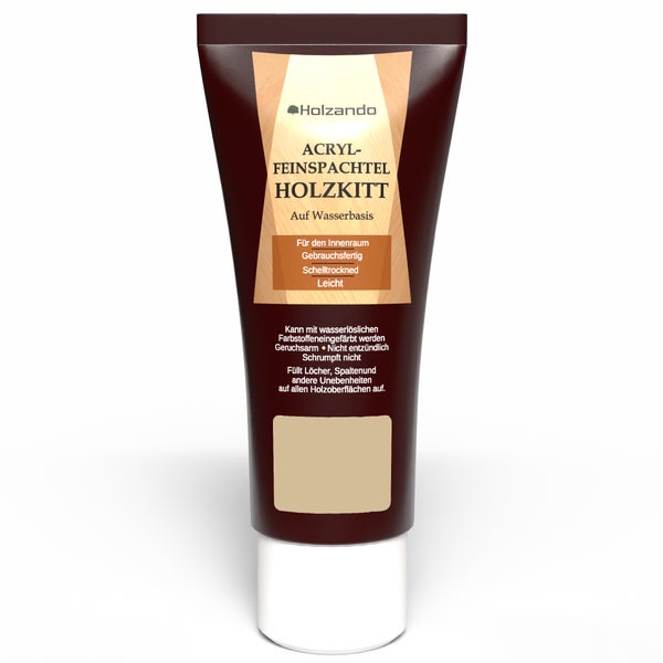 Tube Acryl Feinspachtel Holzkitt für den Innenbereich von Holzando