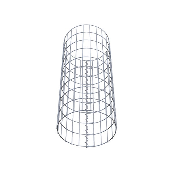 Gabionensäule Durchmesser 37 cm, MW 5 x 10 cm rund - Höhe: 0,90 m