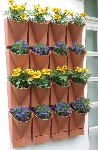 16x Wandgarten Hängegarten Blumentopf Blumenkasten