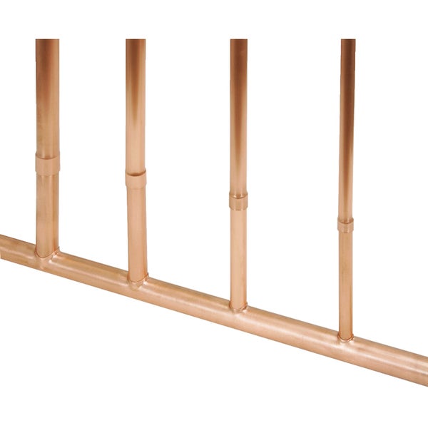 Kupferrohrverteiler für Sanitärinstallationen