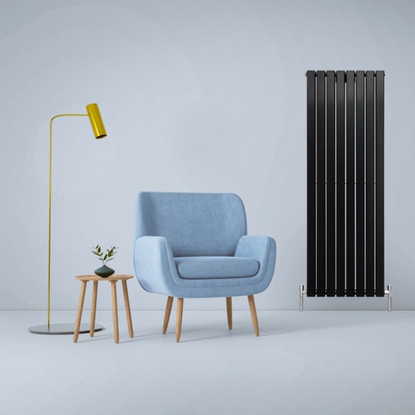 Paneelheizkörper Matte Schwarz 1600mm x 560mm
