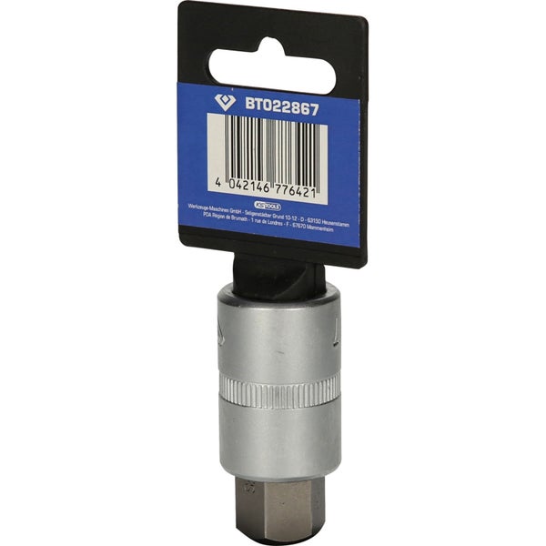 BRILLIANT TOOLS 1/2 Innensechskant Bit-Stecknuss 55 mm lang 17 mm - BT022867