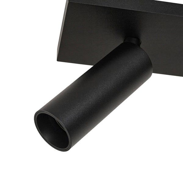 Schwarzer Wandspot aus Metall