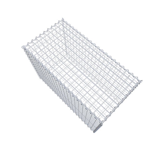 Gabione 100 cm x 70 cm x 50 cm (L x H x T), Maschenweite 5 cm x 5 cm, Spirale