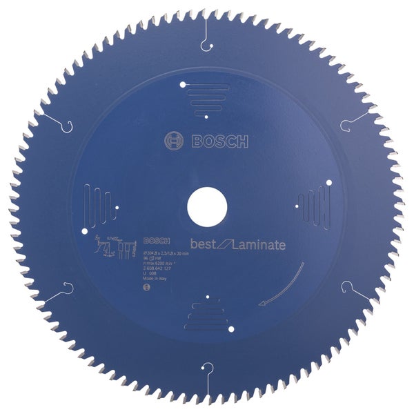Bosch Kreissägeblatt Best for Laminate, 304,8 x 30 x 2,5 mm, 96 - 2608642137