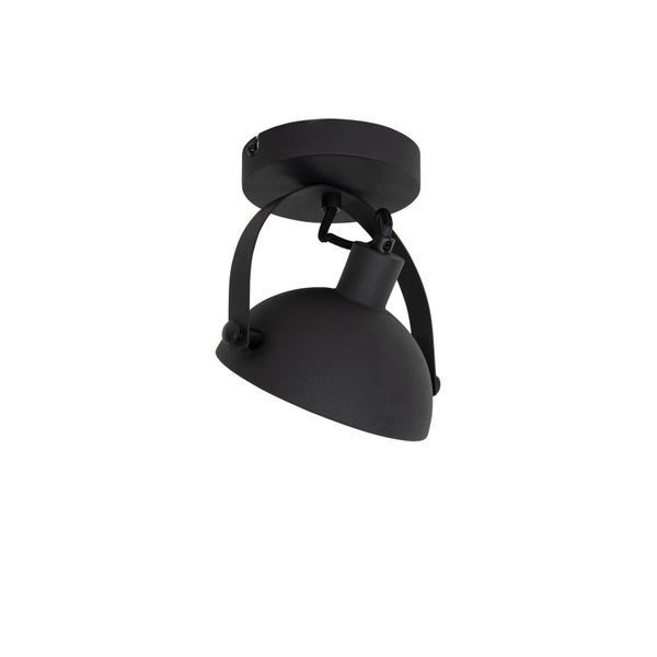 Deckenleuchte aus Metall mit einem Spot