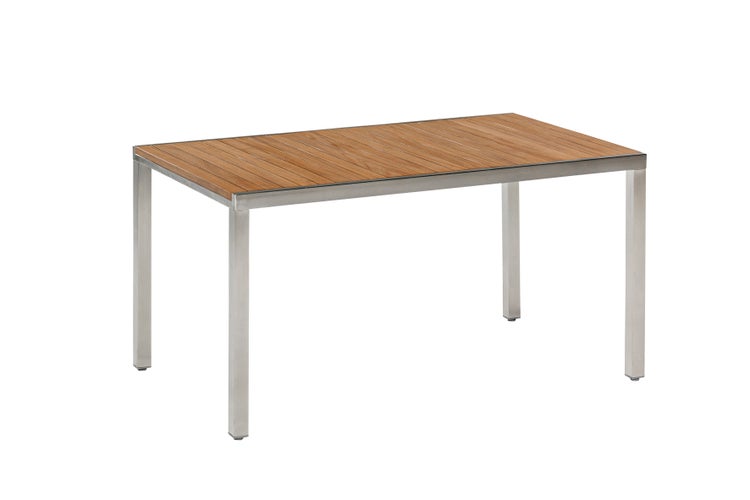 Keros Gartenmöbelset 13tlg., Klappsessel inkl. Auflagen, Tisch 150 x 90 cm