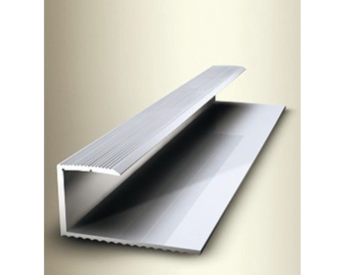 Einfassprofil 214 14 mm Alu eloxiert edelstahl 270 cm