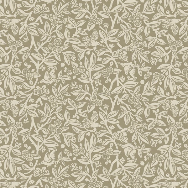 Tapetenrolle mit floralem Muster